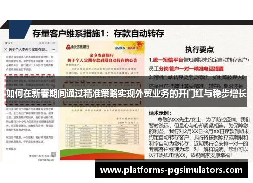 如何在新春期间通过精准策略实现外贸业务的开门红与稳步增长