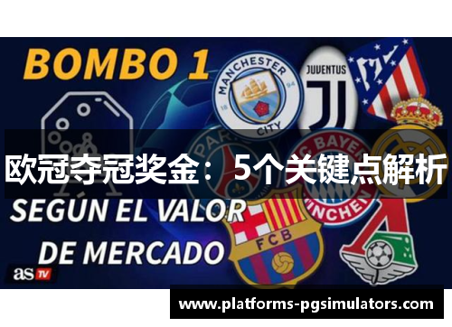 欧冠夺冠奖金：5个关键点解析